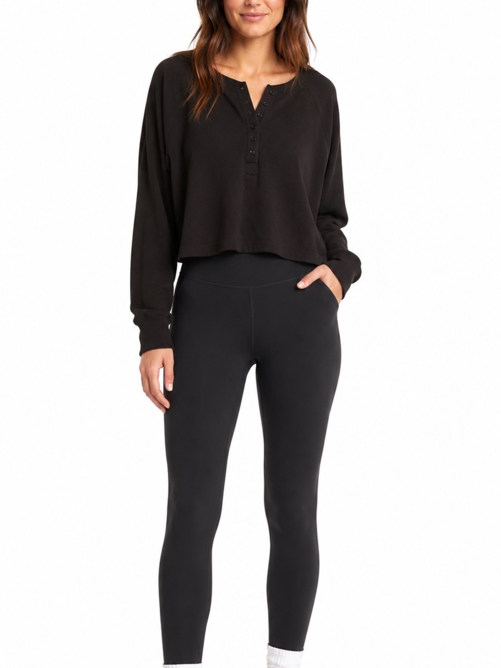 DSG Size Medium Black Pullover Sweatshirt Top New Without Tags